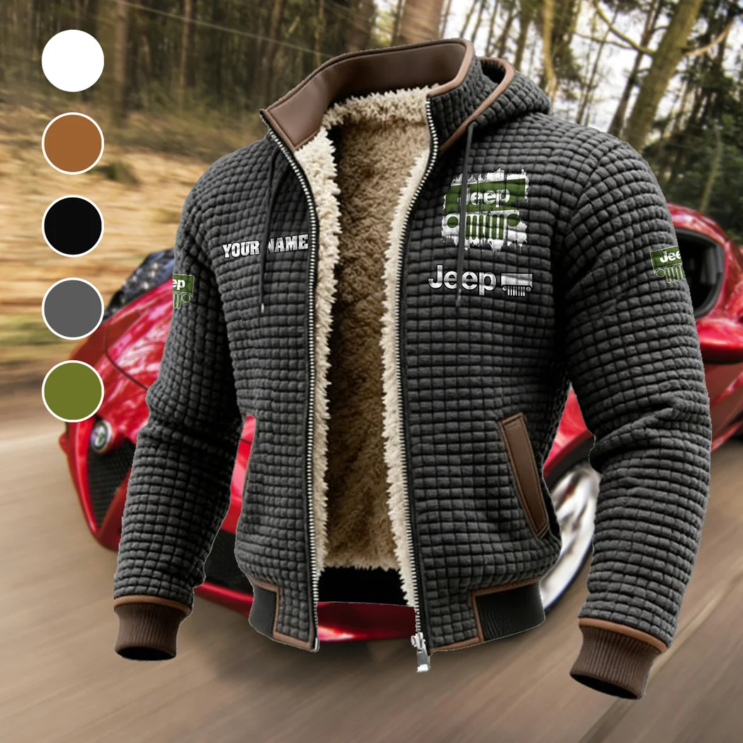 All-Terrain Utility Ride Fleece-Lined Hooded Jacket, Endurance Sport Thermal Hoody HVN1451JE - Grey
