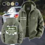 All-Terrain Utility Ride Fleece Windbreaker Jacket, Windproof Fleece Hybrid HVN1451JE - Green