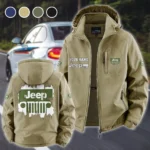 All-Terrain Utility Ride Fleece Windbreaker Jacket, Windproof Fleece Hybrid HVN1451JE - Khaki