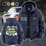 All-Terrain Utility Ride Fleece Windbreaker Jacket, Windproof Fleece Hybrid HVN1451JE - Navy