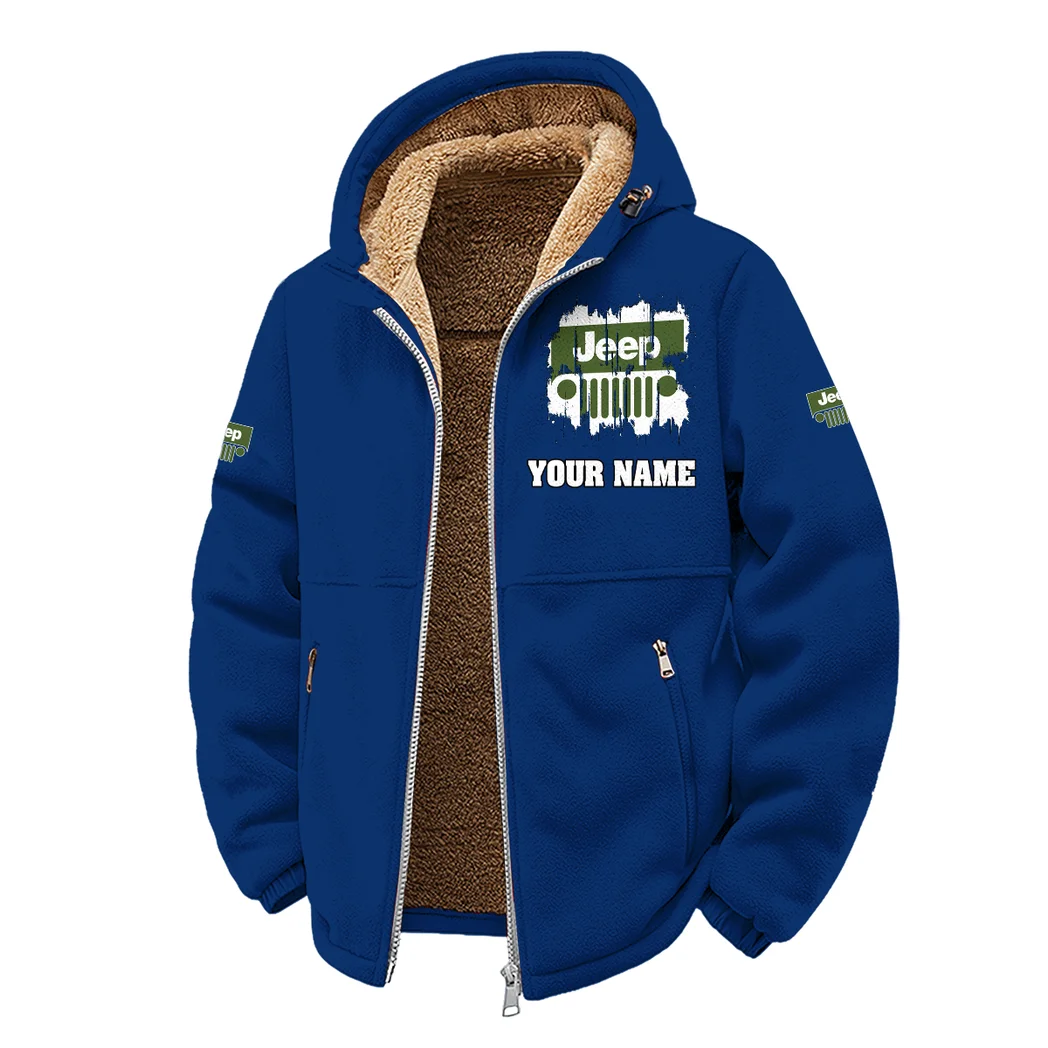 All-Terrain Utility Ride Winter Fleece Jacket, Polar Climate Fleece HVN1451JE - Navy - Image 2