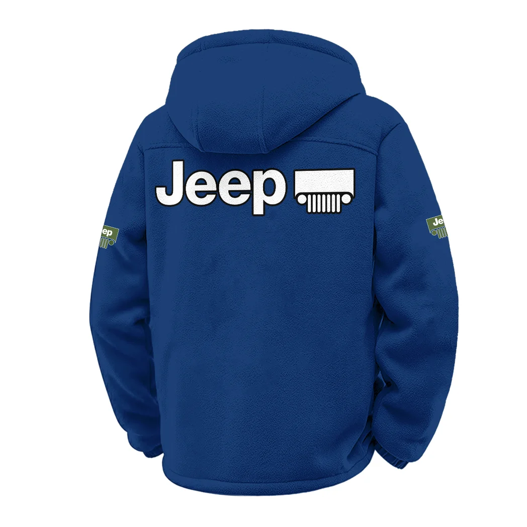 All-Terrain Utility Ride Winter Fleece Jacket, Polar Climate Fleece HVN1451JE - Navy - Image 3