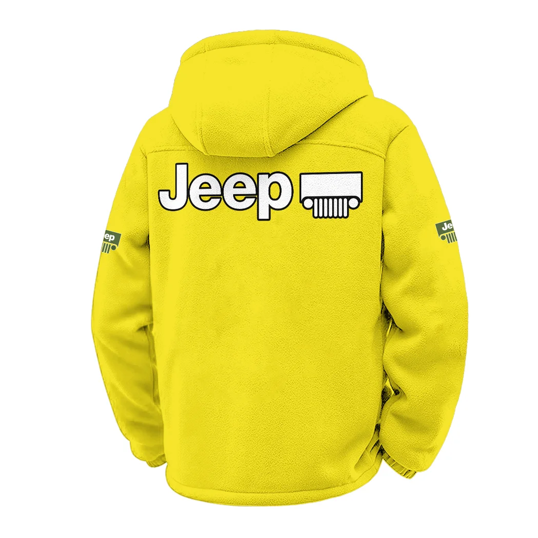 All-Terrain Utility Ride Winter Fleece Jacket, Polar Climate Fleece HVN1451JE - Yellow - Image 3