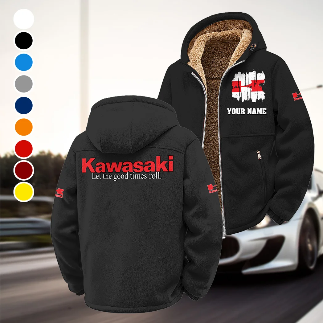 Adventure Motorcycle Winter Fleece Jacket, Essential Winter Warmth HVN1451KA - Black