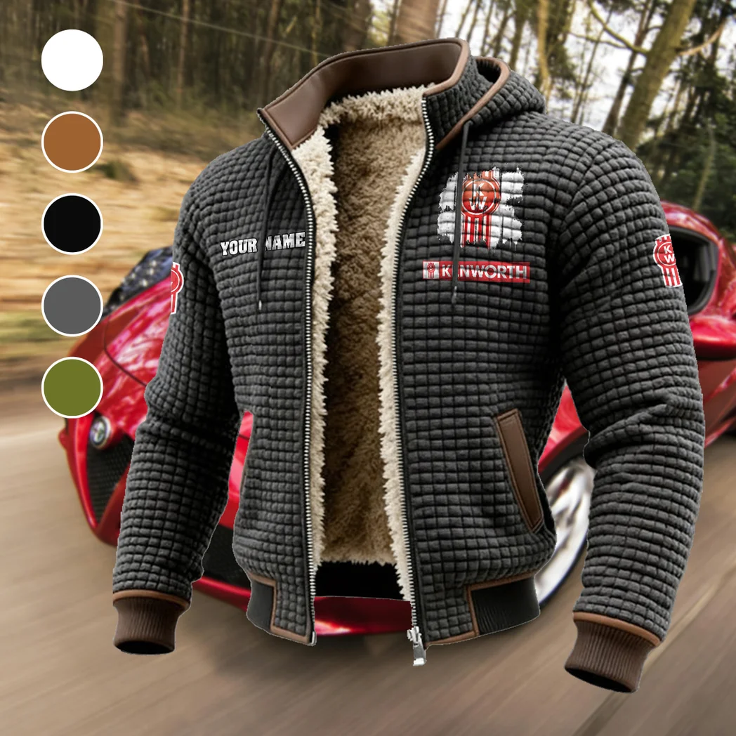 Sturdy Semi Fleece-Lined Hooded Jacket, Alpine Ascent Hooded Jacket HVN1451KE - Grey