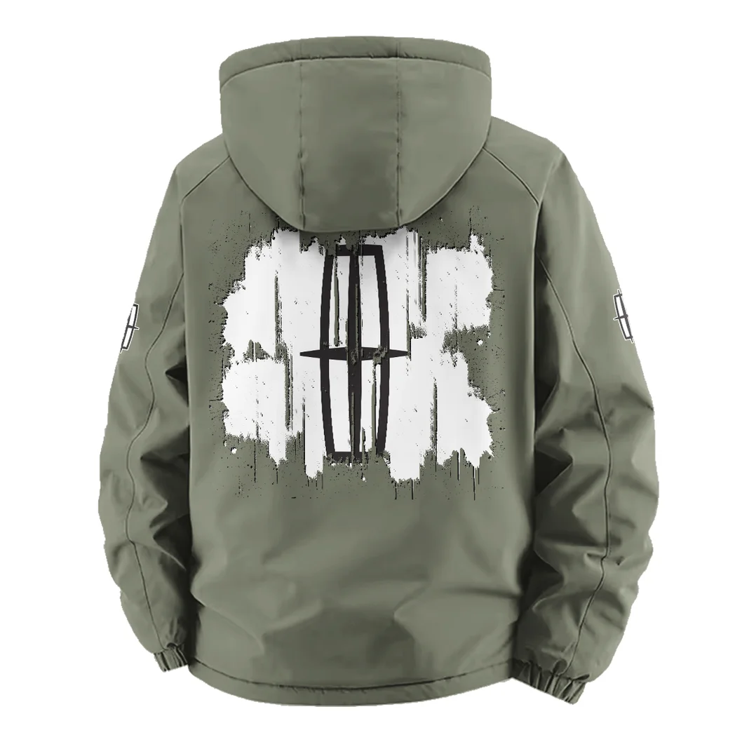 Executive Car Fleece Windbreaker Jacket, Dual-Layer Protection Jacket HVN1451LI - Green - Image 4