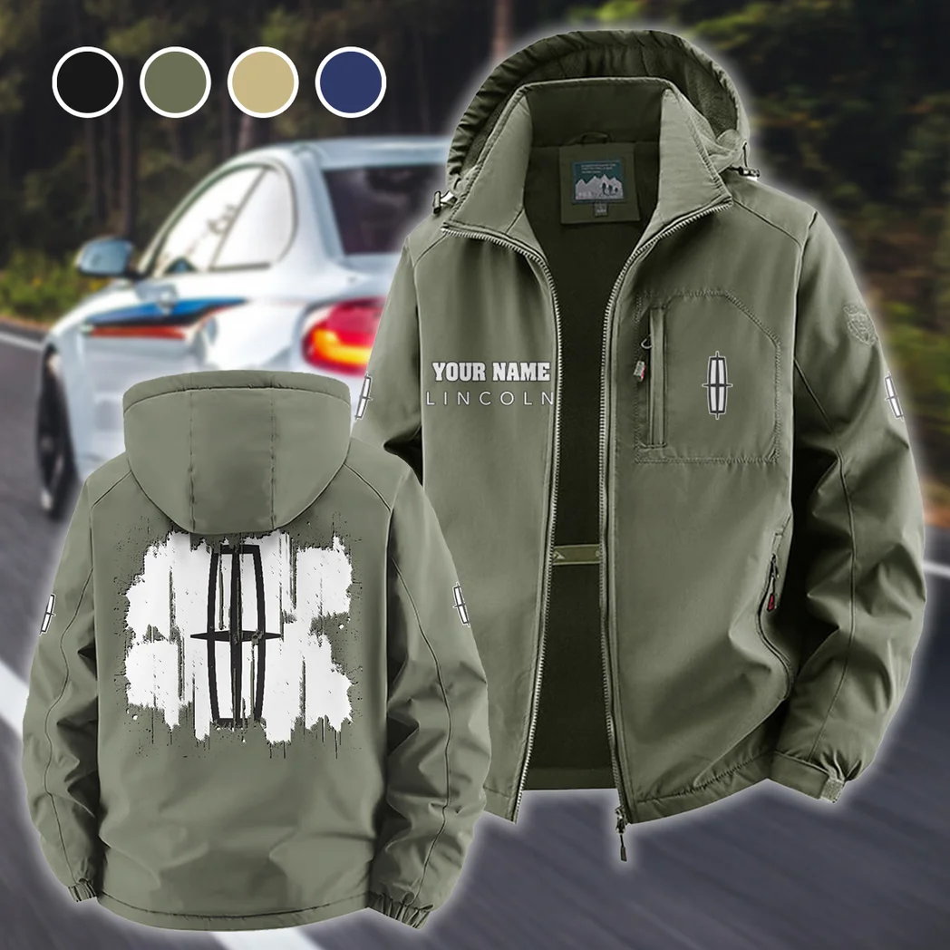 Executive Car Fleece Windbreaker Jacket, Dual-Layer Protection Jacket HVN1451LI - Green