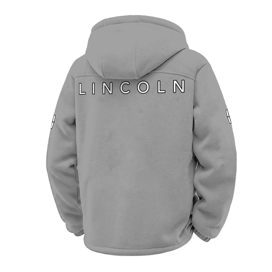 Executive Car Winter Fleece Jacket, Heavy-Duty Cold Fleece HVN1451LI - Grey - Image 3
