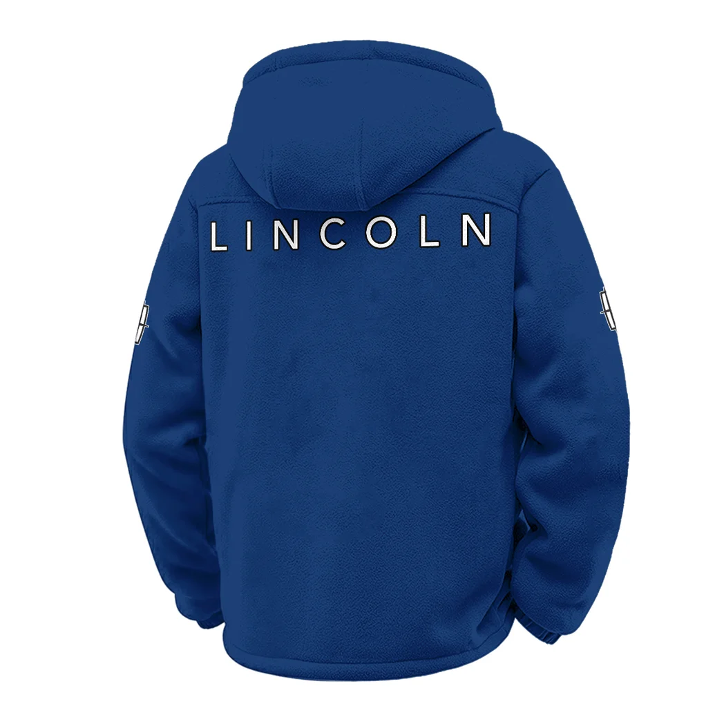 Executive Car Winter Fleece Jacket, Heavy-Duty Cold Fleece HVN1451LI - Navy - Image 3