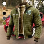 Off-Road Vehicle Brand Fleece-Lined Hooded Jacket, Peak Performance Hooded Shell HVN1451LR - Green