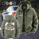 Luxury Spirit Fleece Windbreaker Jacket, Thermal Wind-Deflector HVN1451MA - Green