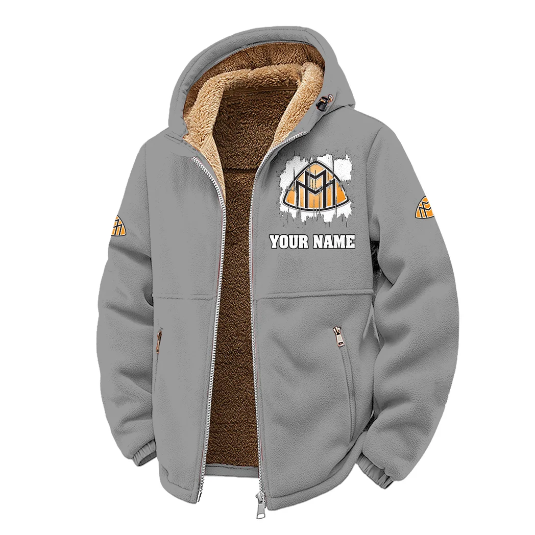 Luxury Spirit Winter Fleece Jacket, Dynamic Winter Training Top HVN1451MA - Grey - Image 2