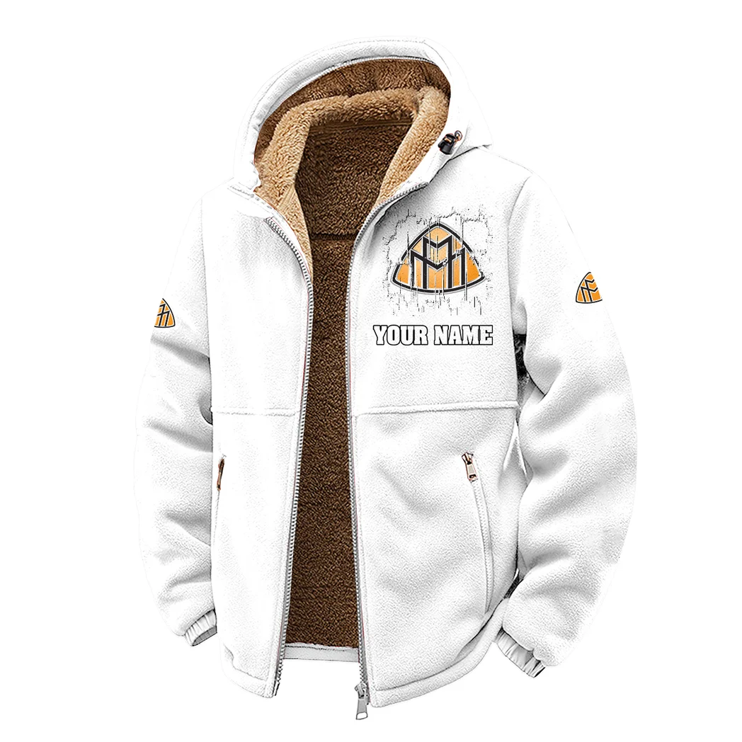 Luxury Spirit Winter Fleece Jacket, Dynamic Winter Training Top HVN1451MA - White - Image 2