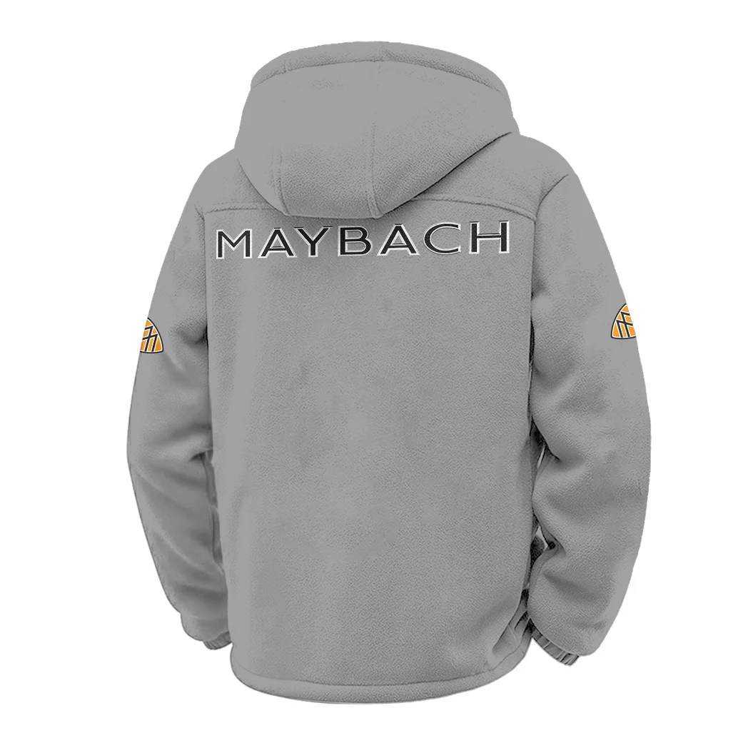 Luxury Spirit Winter Fleece Jacket, Dynamic Winter Training Top HVN1451MA - Grey - Image 3