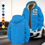 Luxury Spirit Winter Fleece Jacket, Dynamic Winter Training Top HVN1451MA - Cyan