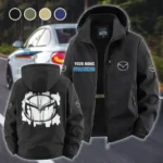 Mid-Size Sedan Fleece Windbreaker Jacket, High-Output Training Jacket HVN1451MA - Black
