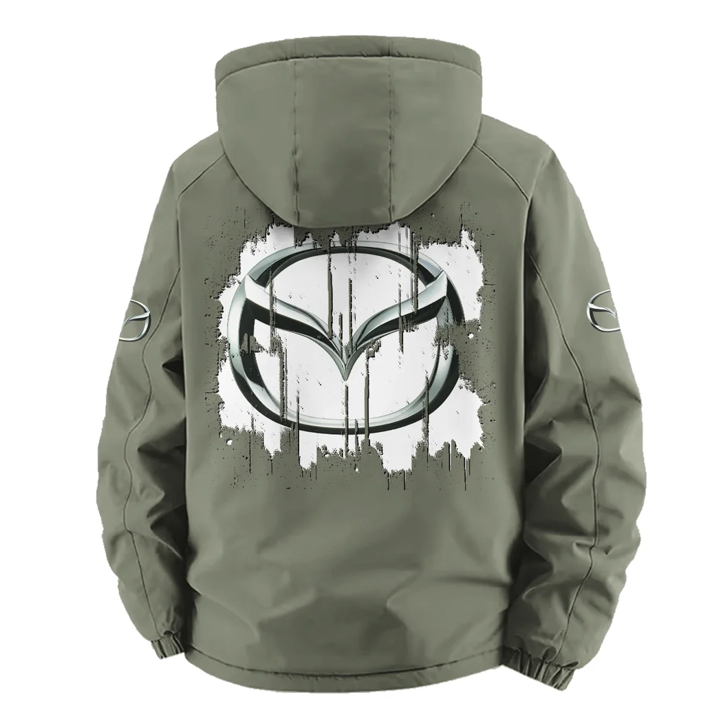 Mid-Size Sedan Fleece Windbreaker Jacket, High-Output Training Jacket HVN1451MA - Green - Image 4
