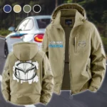 Mid-Size Sedan Fleece Windbreaker Jacket, High-Output Training Jacket HVN1451MA - Khaki