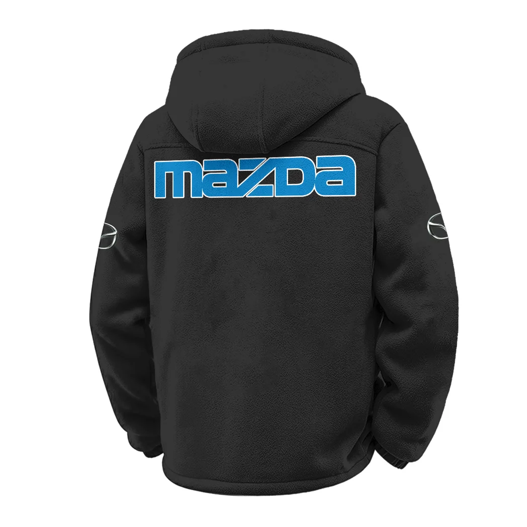 Mid-Size Sedan Winter Fleece Jacket, Technical Mid-Layer Jacket HVN1451MA - Black - Image 3