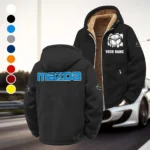 Mid-Size Sedan Winter Fleece Jacket, Technical Mid-Layer Jacket HVN1451MA - Black