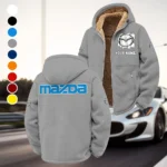 Mid-Size Sedan Winter Fleece Jacket, Technical Mid-Layer Jacket HVN1451MA - Grey