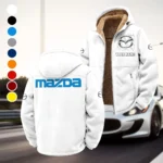 Mid-Size Sedan Winter Fleece Jacket, Technical Mid-Layer Jacket HVN1451MA - White