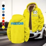Mid-Size Sedan Winter Fleece Jacket, Technical Mid-Layer Jacket HVN1451MA - Yellow