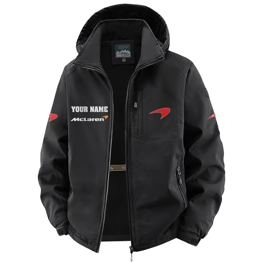 Speed Legend Fleece Windbreaker Jacket, Performance Barrier Jacket HVN1451MC - Black - Image 2