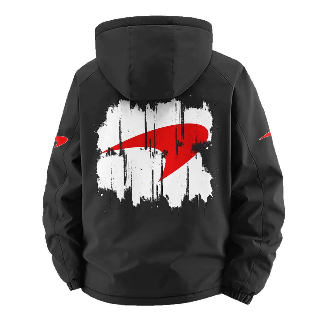 Speed Legend Fleece Windbreaker Jacket, Performance Barrier Jacket HVN1451MC - Black - Image 4