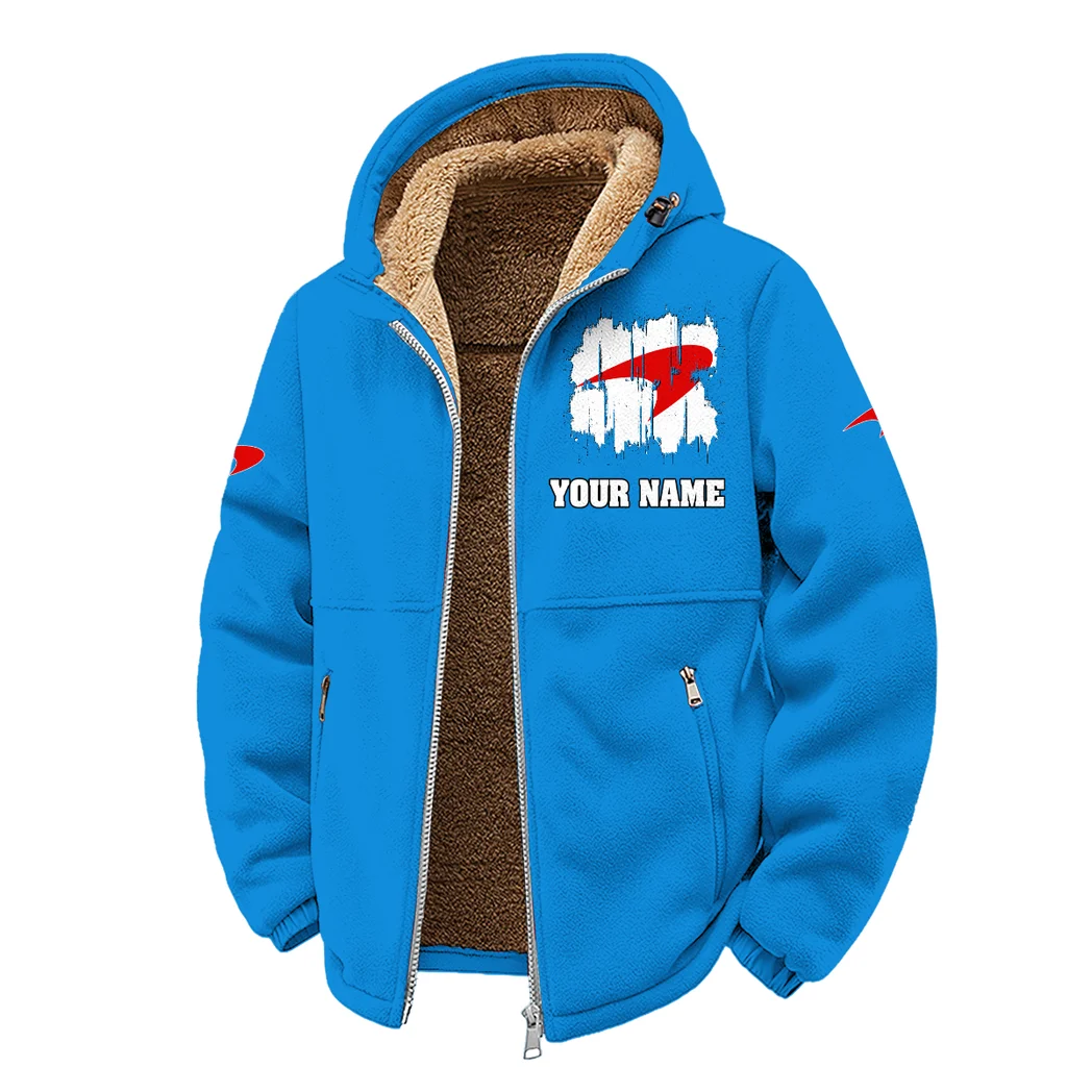 Speed Legend Winter Fleece Jacket, Snow-Ready Active Fleece HVN1451MC - Cyan - Image 2