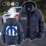 American Auto Upgrades Fleece Windbreaker Jacket, Endurance Sport Barrier HVN1451MO - Navy