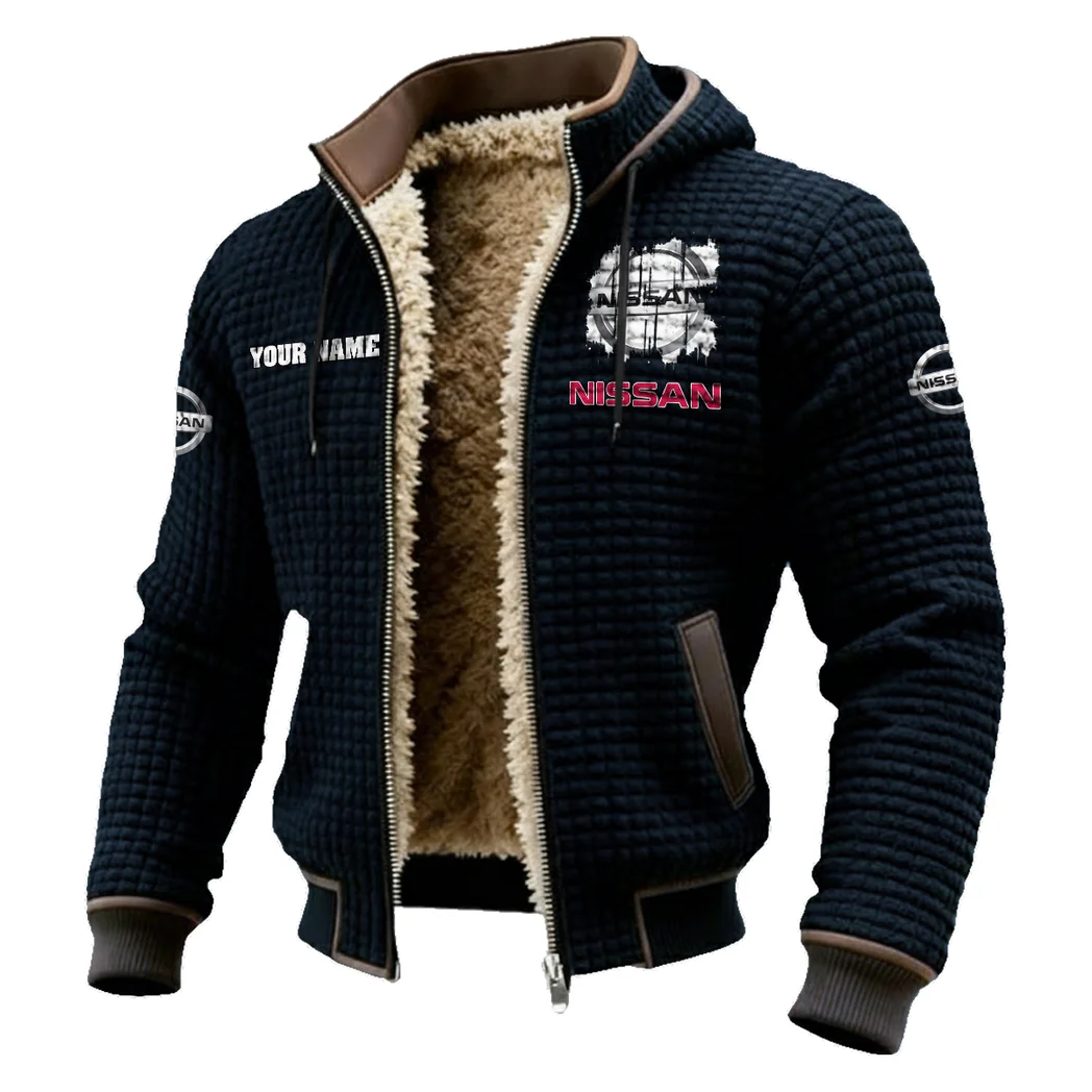 Family Sedan Fleece-Lined Hooded Jacket, Elemental Guard Sport Jacket HVN1451NI - Black - Image 2