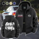Family Sedan Fleece Windbreaker Jacket, Cold-Air Cycling Shell HVN1451NI - Black