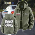 Family Sedan Fleece Windbreaker Jacket, Cold-Air Cycling Shell HVN1451NI - Green