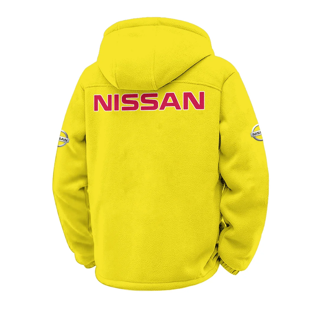 Family Sedan Winter Fleece Jacket, Cross-Training Thermal Zip HVN1451NI - Yellow - Image 3