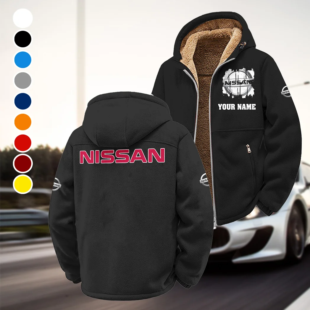 Family Sedan Winter Fleece Jacket, Cross-Training Thermal Zip HVN1451NI - Black