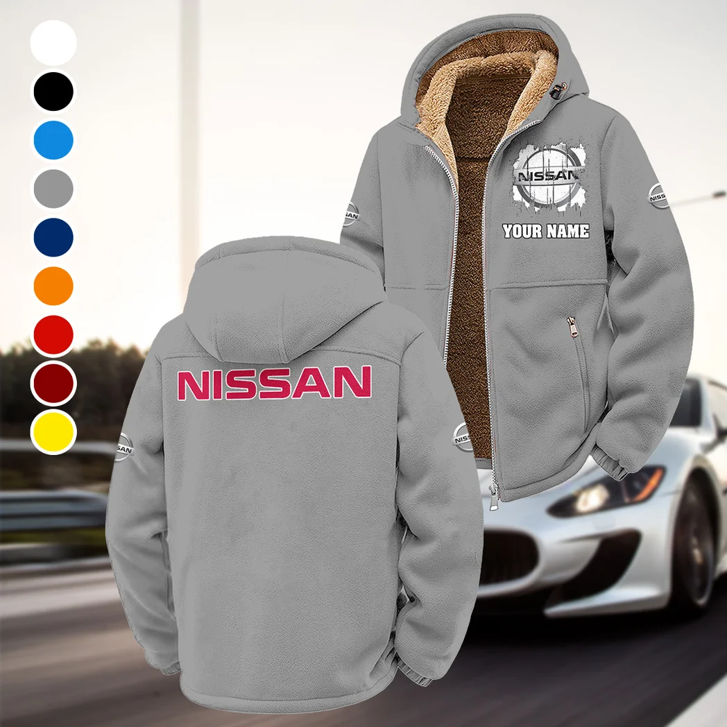Family Sedan Winter Fleece Jacket, Cross-Training Thermal Zip HVN1451NI - Grey