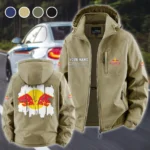 True Fans Fleece Windbreaker Jacket, Expedition Wind Fleece HVN1451NY - Khaki