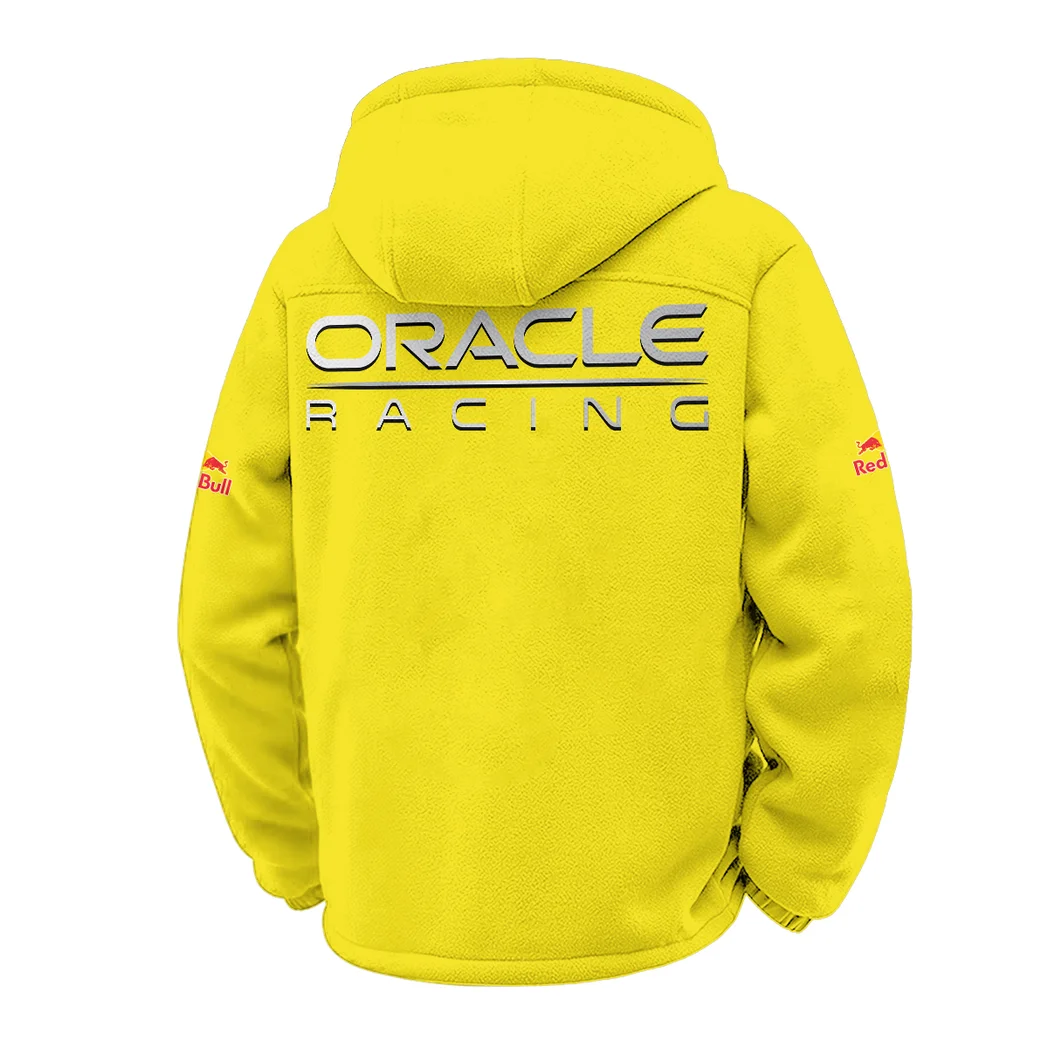 True Fans Winter Fleece Jacket, Ski & Snowboard Mid-Layer HVN1451NY - Yellow - Image 3