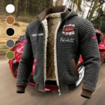 Freight Truck Fleece-Lined Hooded Jacket, Sub-Zero Fleece-Lined Shield HVN1451PE - Grey