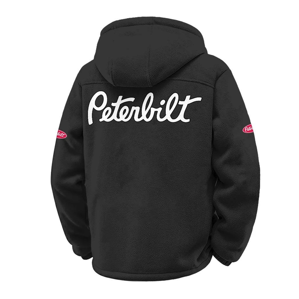 Freight Truck Winter Fleece Jacket, Winter Endurance Jacket HVN1451PE - Black - Image 3