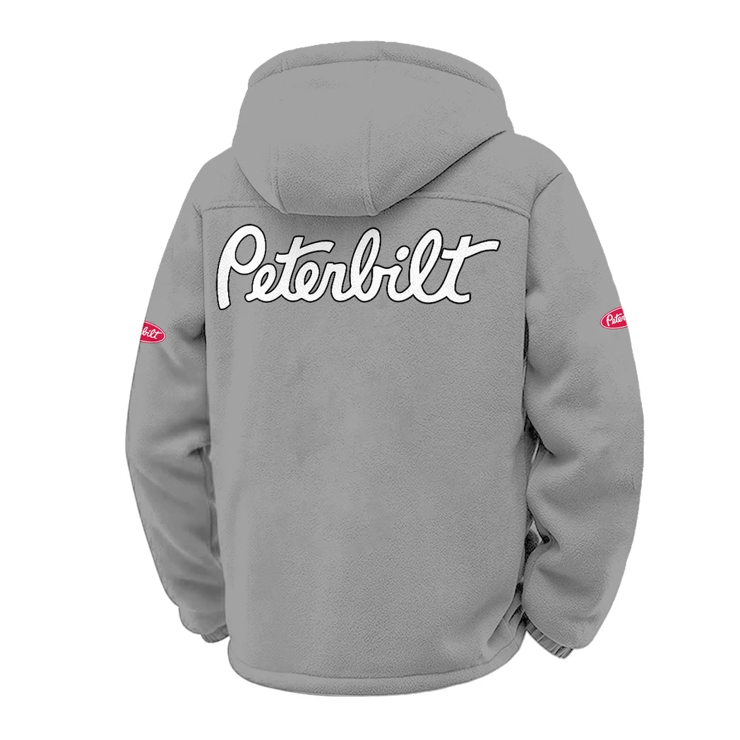Freight Truck Winter Fleece Jacket, Winter Endurance Jacket HVN1451PE - Grey - Image 3