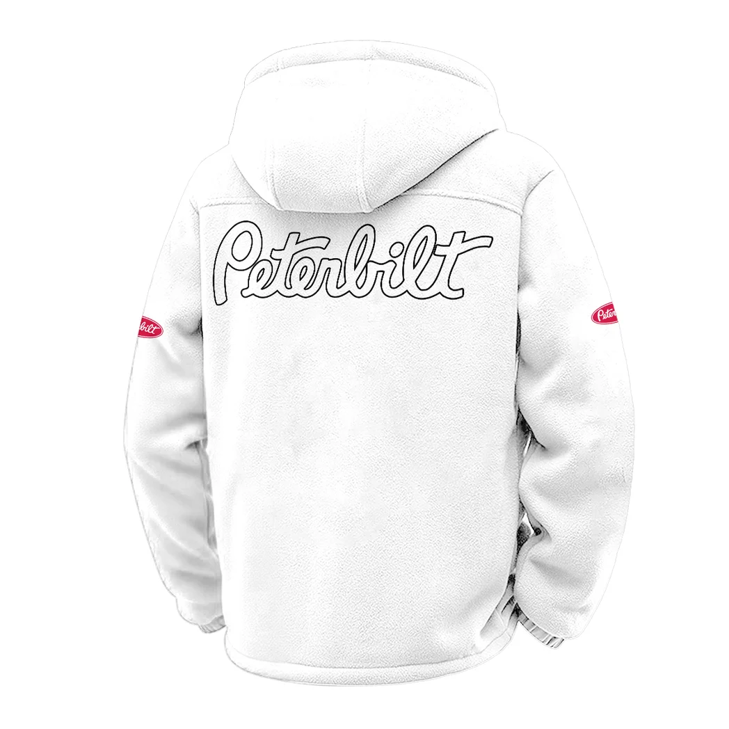 Freight Truck Winter Fleece Jacket, Winter Endurance Jacket HVN1451PE - White - Image 3