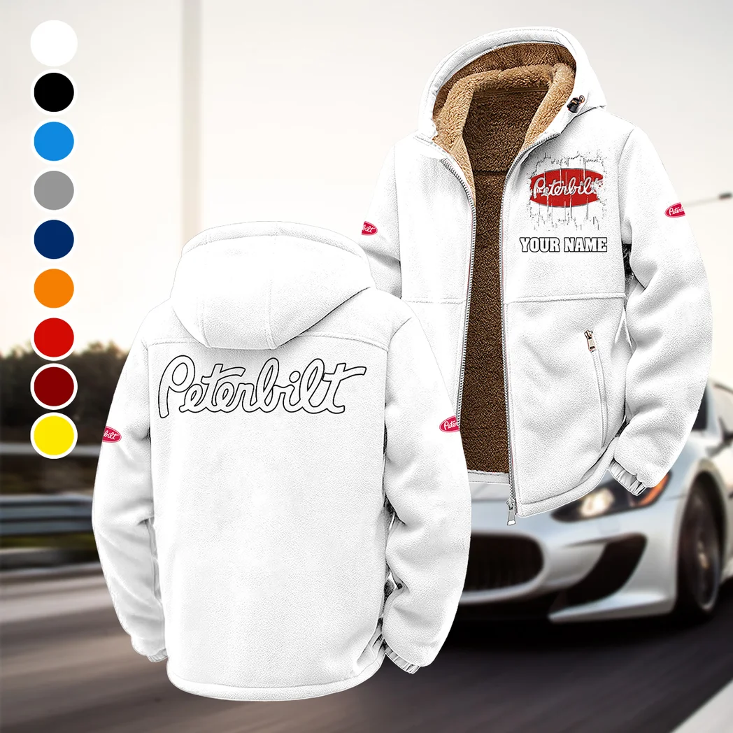 Freight Truck Winter Fleece Jacket, Winter Endurance Jacket HVN1451PE - White