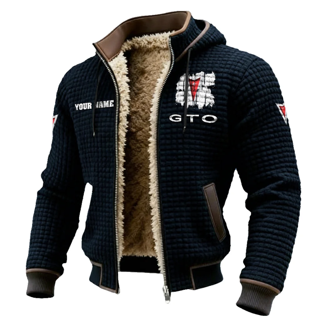 Performance Coupe Fleece-Lined Hooded Jacket, Deep Winter Insulated Hoody HVN1451PG - Black - Image 2