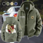 High-Speed Roadster Fleece Windbreaker Jacket, Outdoor Activity Defense HVN1451PO - Green