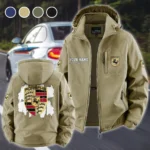 High-Speed Roadster Fleece Windbreaker Jacket, Outdoor Activity Defense HVN1451PO - Khaki