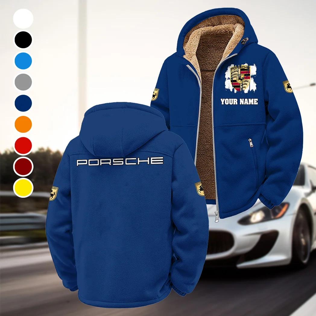 High-Speed Roadster Winter Fleece Jacket, Heavyweight Plush Fleece HVN1451PO - Navy