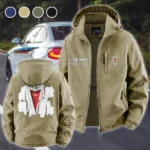 Performance Sedan Fleece Windbreaker Jacket, Cozy Fleece-Lined Windbreaker HVN1451PO - Khaki
