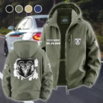 Utility Vehicle Fleece Windbreaker Jacket, Brushed Fleece Wind-Resist Layer HVN1451RT - Green